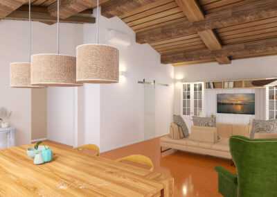 zona giorno rustico moderno progettazione relooking Perugia Città di Castello disegna la tua casa